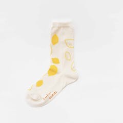 socksks ごろごろレモン靴下(生成り)